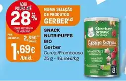 Snack nutripuffs bio Gerber