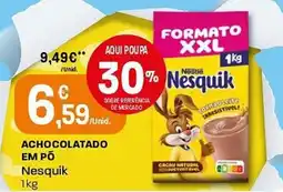 Intermarché Achocolatado em põ nesquik promoção