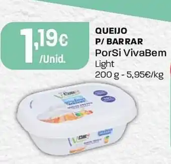 Intermarché Queijo p/ barrar PorSi promoção