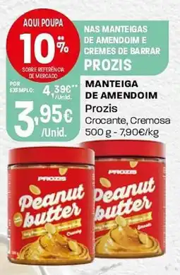 Intermarché Manteiga de amendoim Prozis promoção