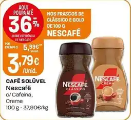 Intermarché Café solúvel Nescafé promoção
