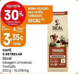 Intermarché Café 5 estrelas Sical promoção