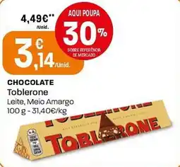 Intermarché Chocolate Toblerone promoção