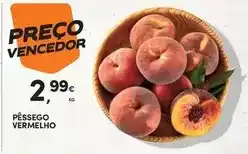 Continente Pessego vermelho promoção