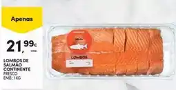 Continente Continente - lombos de salmao promoção