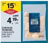 Continente Cubos de tamboril promoção