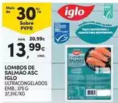 Continente Iglo - lombos de salmão asc promoção