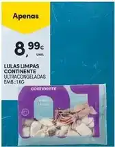 Continente Continente - lulas limpas promoção
