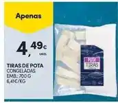Continente Tiras de pota promoção