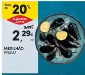 Continente Mexilhão fresco promoção