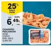 Continente Pescanova - camarão promoção