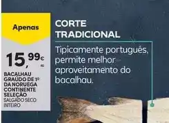 Continente Continente - bacalhau promoção
