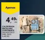 Continente Continente - caldeirada bacalhau promoção