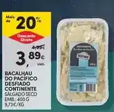 Continente Continente - bacalhau do pacifico desfiado promoção
