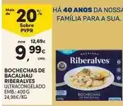 Continente Riberalves - bochechas de bacalhau promoção