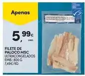 Continente Filete de paloco msc promoção
