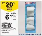 Continente Pescanova - supremas bacalhau promoção
