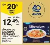 Continente Riberalves - lingues de bacalhau promoção