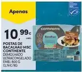 Continente Continente - postas de bacalhau msc promoção