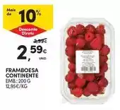 Continente Continente - framboesa promoção