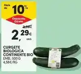 Continente Continente bio - curgete biologica promoção