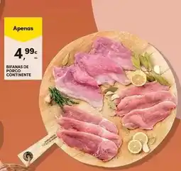 Continente Continente - bifanas de porco promoção