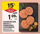 Continente Continente - hambúrguer misto c/ farinheira promoção