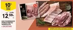 Continente Mix - churrasco porco preto promoção