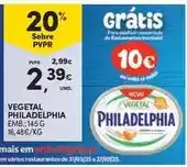Continente Philadelphia - vegetal promoção