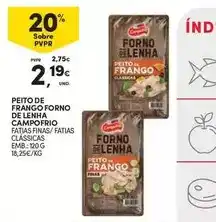 Continente Campofrio - peito de frango de leinha promoção