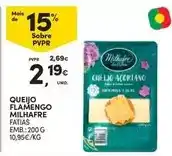 Continente Milhafre - queijo flamengo promoção