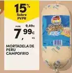 Continente Campofrio - mortadela de peru promoção