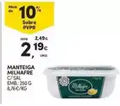 Continente Milhafre - manteiga promoção