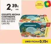 Continente Continente - iogurte aroma promoção