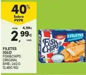Continente Iglo - filetes promoção