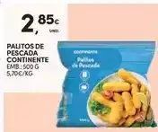 Continente Continente - palitos de pescada promoção