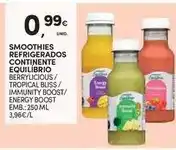 Continente Continente - smoothies refrigerados promoção