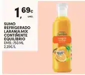 Continente Mix - sumo refrigerado laranja continente promoção