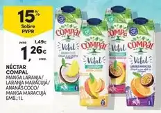 Continente Compal - nectar promoção