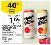 Continente Bandida do pomar - sidra c/ alcool promoção