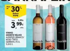 Continente Monte velho - vinho promoção