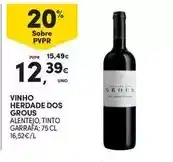 Continente Alentejo - vinho tinto promoção