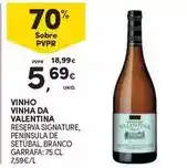 Continente Valentina - vinho vinho da promoção