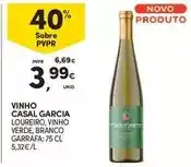 Continente Casal garcia - vinho promoção