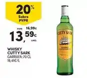 Continente Cutty sark - whisky promoção