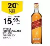 Continente Johnnie walker - whisky promoção