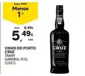 Continente Cruz - vinho do porto promoção
