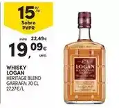 Continente Logan - whisky promoção