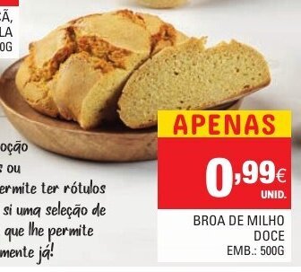 Broa de Milho Doce 500g