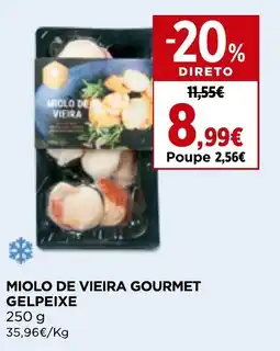 Supercor Miolo de vieira gourmet gelpeixe promoção